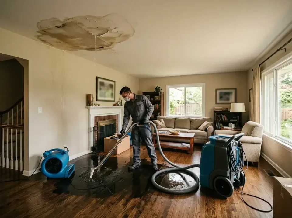 attic-pipe-burst-ceiling-drip-008 — frequently asked questions, Water Damage Restoration & Carpet Care in Beavercreek, OR